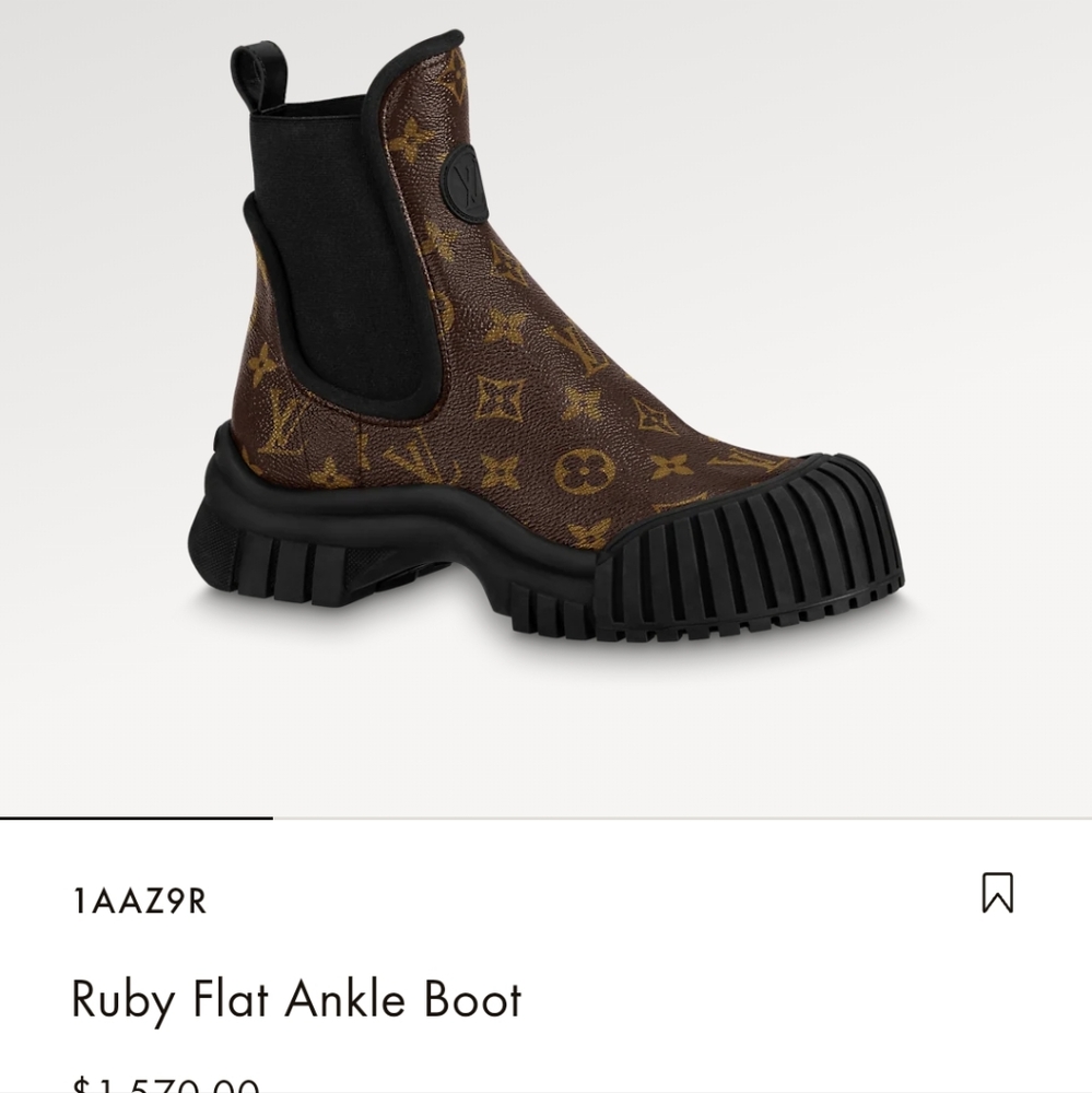 Louis vuitton boots, Ruby flat ankle boot